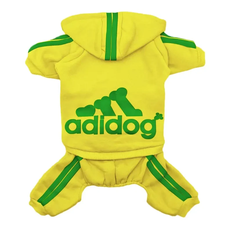 Pet Dog Clothes Adidog Spring Dog Hoodies Coat Letter Cute Small Dogs Chihuahua Pug Yorkshire Puppy Pet Hoodie Cat Clothing XXL