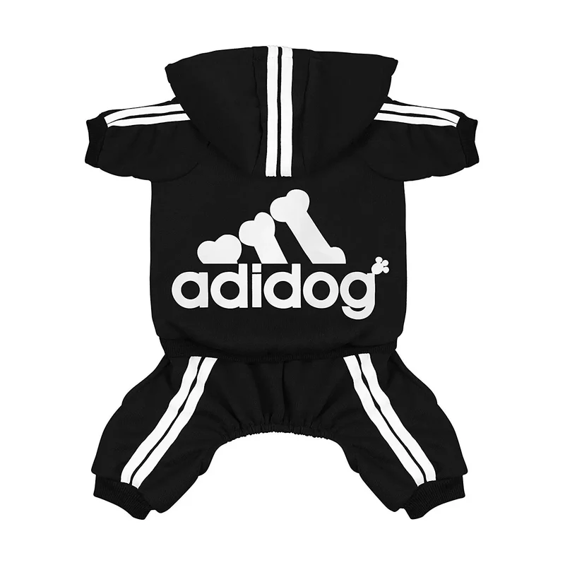 Pet Dog Clothes Adidog Spring Dog Hoodies Coat Letter Cute Small Dogs Chihuahua Pug Yorkshire Puppy Pet Hoodie Cat Clothing XXL