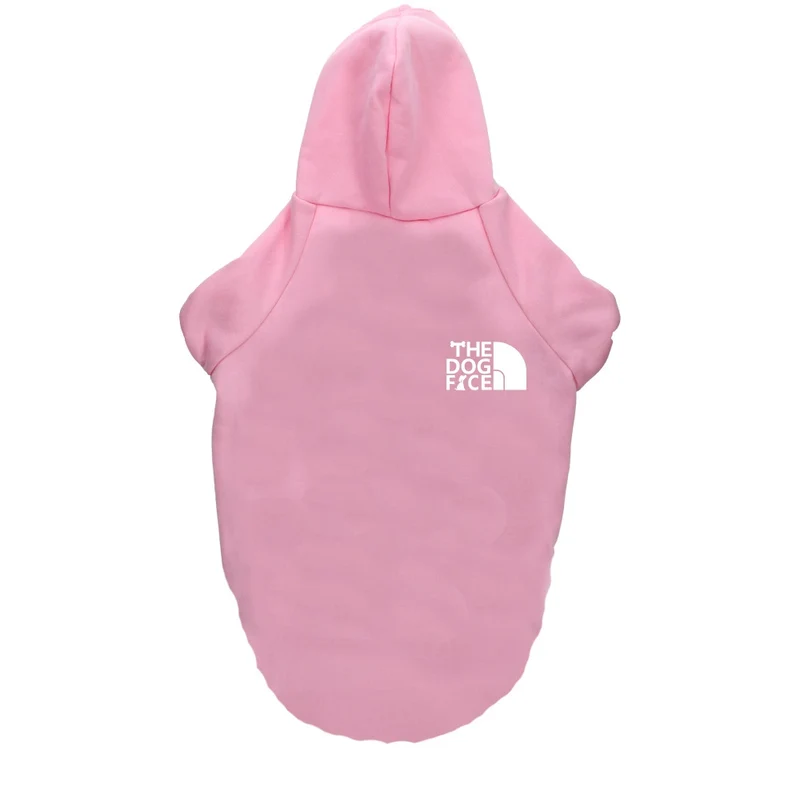 Cat Size Dog Pet Clothing Dog Clothes Dogface Pet Dog Fashion Printed Velvet Sweatshirt with Hat
