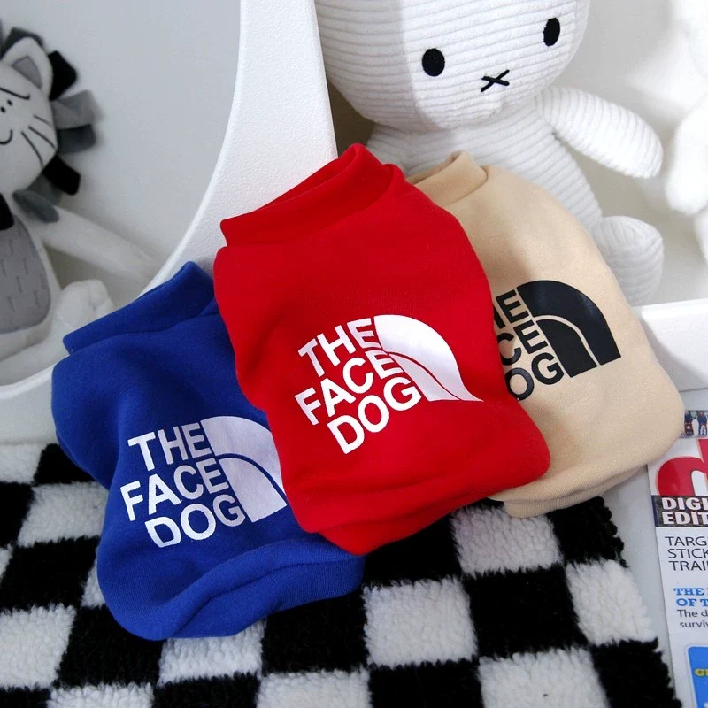 Pet Cat Bichon Pomeranian Schnauzer Medium-Sized Dog Poodle Dog Clothes Spring, Autumn and Winter Clothing Internet Hot Fashion Brand