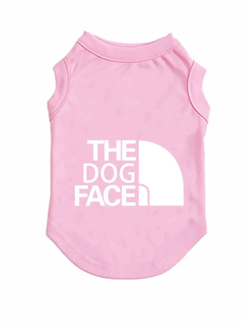 Cross-Border High Quality Dog Face Vest Summer Thin Dog Vest Jarre Aero Bull Pug Teddy Size Dog Pet Clothes