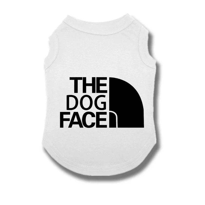Cross-Border High Quality Dog Face Vest Summer Thin Dog Vest Jarre Aero Bull Pug Teddy Size Dog Pet Clothes