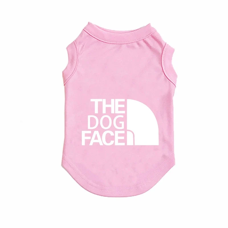 Cross-Border High Quality Dog Face Vest Summer Thin Dog Vest Jarre Aero Bull Pug Teddy Size Dog Pet Clothes