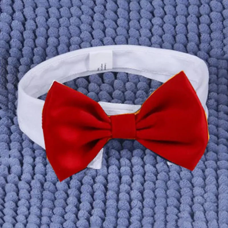 Adjustable Dog Cat Bowtie Formal Pet Bow Tie Collar Wedding Neck Tie for Cats Small Dogs Pet Costume Puppy Grooming Accessories