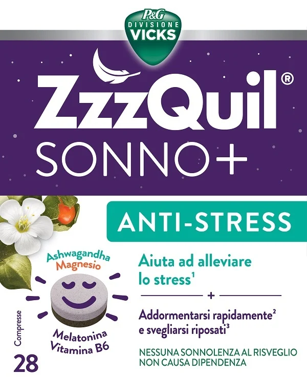 Vicks Zzzquil Sonno+ Antistress 28 Capsule