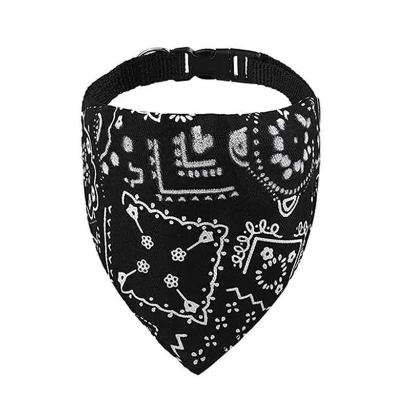 Pet Bandana Collar Scarf for Dogs Puppy & Cat Small Medium Large Dogs Adjustable Collars Red Blue Black Pink Stylish Dog Collar