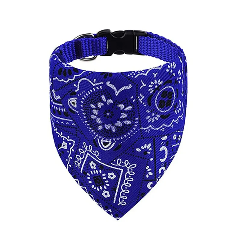 Pet Bandana Collar Scarf for Dogs Puppy & Cat Small Medium Large Dogs Adjustable Collars Red Blue Black Pink Stylish Dog Collar