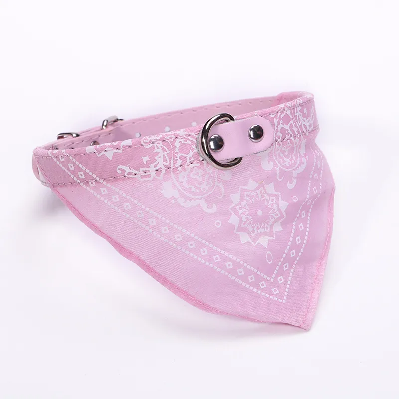 2023 New Fahsion Small Dog Scarf Adjustable Pet Cat Collars Scarf Neckerchief Necklace Trigon Pet Accessories Dog Items Perros