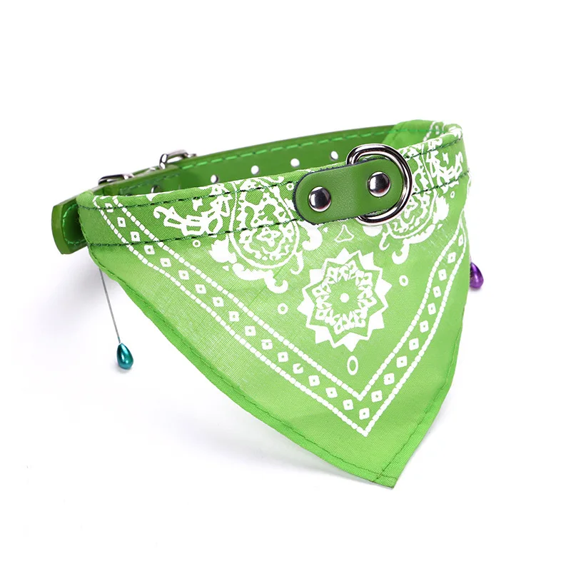 2023 New Fahsion Small Dog Scarf Adjustable Pet Cat Collars Scarf Neckerchief Necklace Trigon Pet Accessories Dog Items Perros