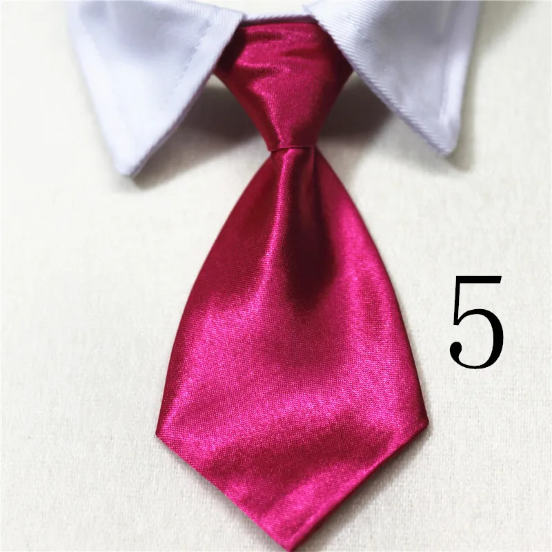 Cute Cotton Adjustable Dog Necktie Dog Cat Grooming Formal Tie Comfortable Dog Suit Tuxedo Bow Ties Pet Accessories
