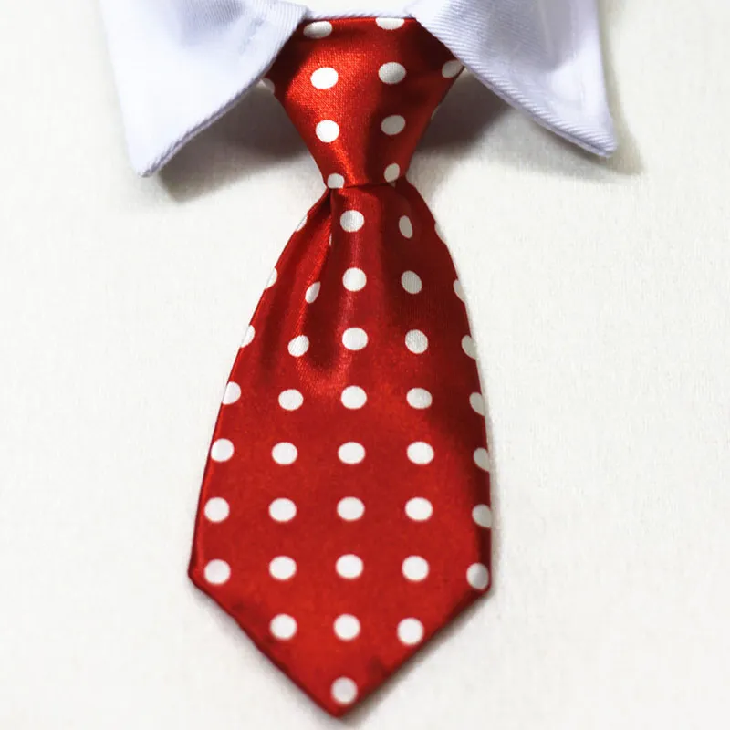 Pet Formal Necktie Pet Tie Dog Cat Fake Collar Tuxedo Bow Tie Cute Adjustable Solid Corbata Perro For Wedding Dog Accessories