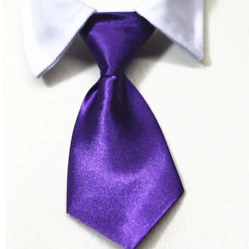 Pet Formal Necktie Pet Tie Dog Cat Fake Collar Tuxedo Bow Tie Cute Adjustable Solid Corbata Perro For Wedding Dog Accessories