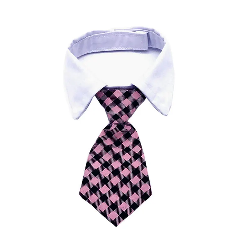 Pet Formal Necktie Pet Tie Dog Cat Fake Collar Tuxedo Bow Tie Cute Adjustable Solid Corbata Perro For Wedding Dog Accessories