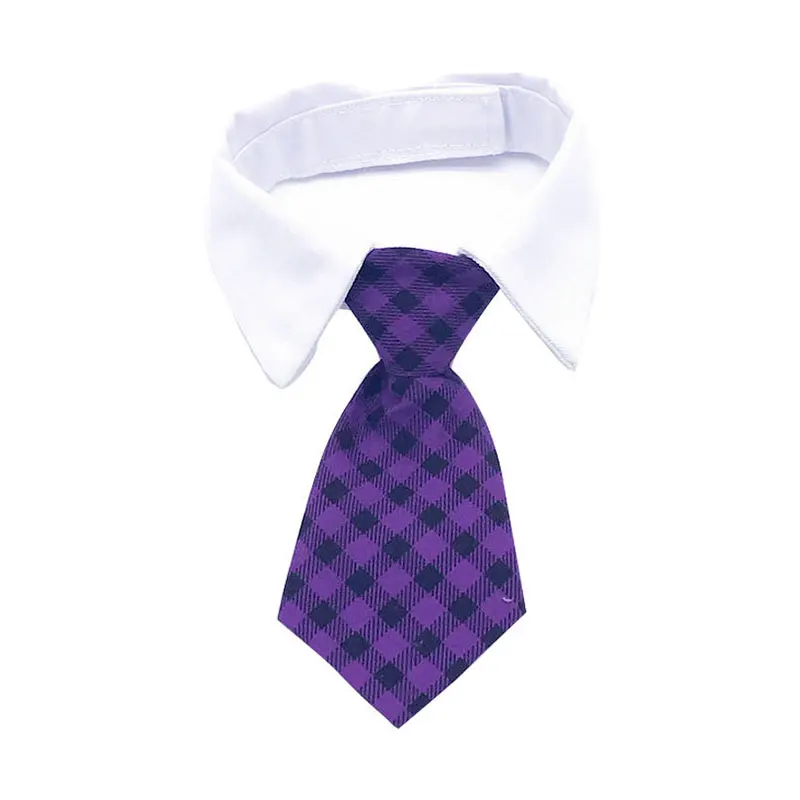 Pet Formal Necktie Pet Tie Dog Cat Fake Collar Tuxedo Bow Tie Cute Adjustable Solid Corbata Perro For Wedding Dog Accessories