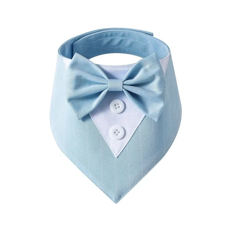 Comfortable Fashion Adjustable Tuxedo Bow Ties Pet Saliva Towel Formal Tie Bow Tie Collar Dog Necktie