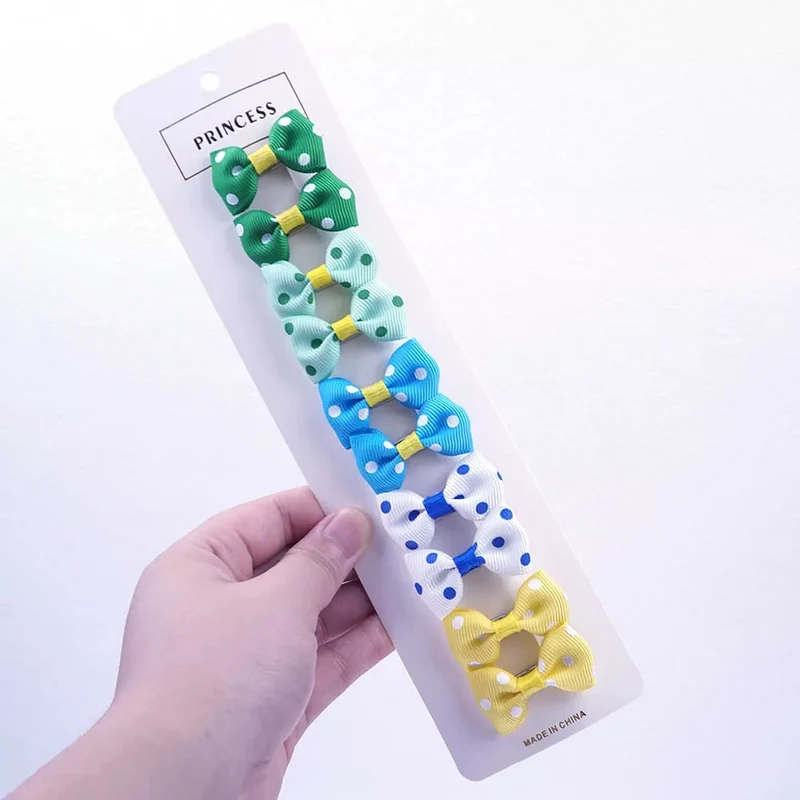 13 Kinds Of Style Dog Hair Bows Brand New Pet Grooming Accessories 10 Pcs/Lot Ribbon Bow With Alligator Clip Pet Christmas Gifts