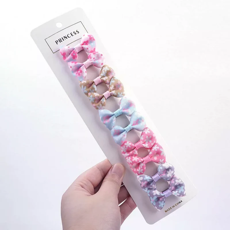 13 Kinds Of Style Dog Hair Bows Brand New Pet Grooming Accessories 10 Pcs/Lot Ribbon Bow With Alligator Clip Pet Christmas Gifts