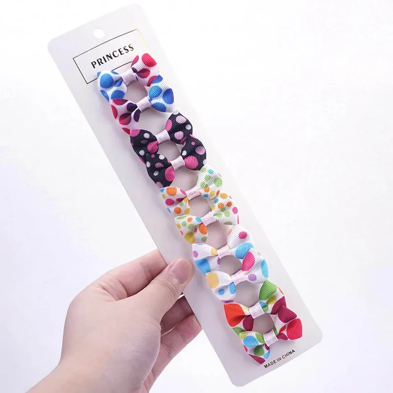 13 Kinds Of Style Dog Hair Bows Brand New Pet Grooming Accessories 10 Pcs/Lot Ribbon Bow With Alligator Clip Pet Christmas Gifts