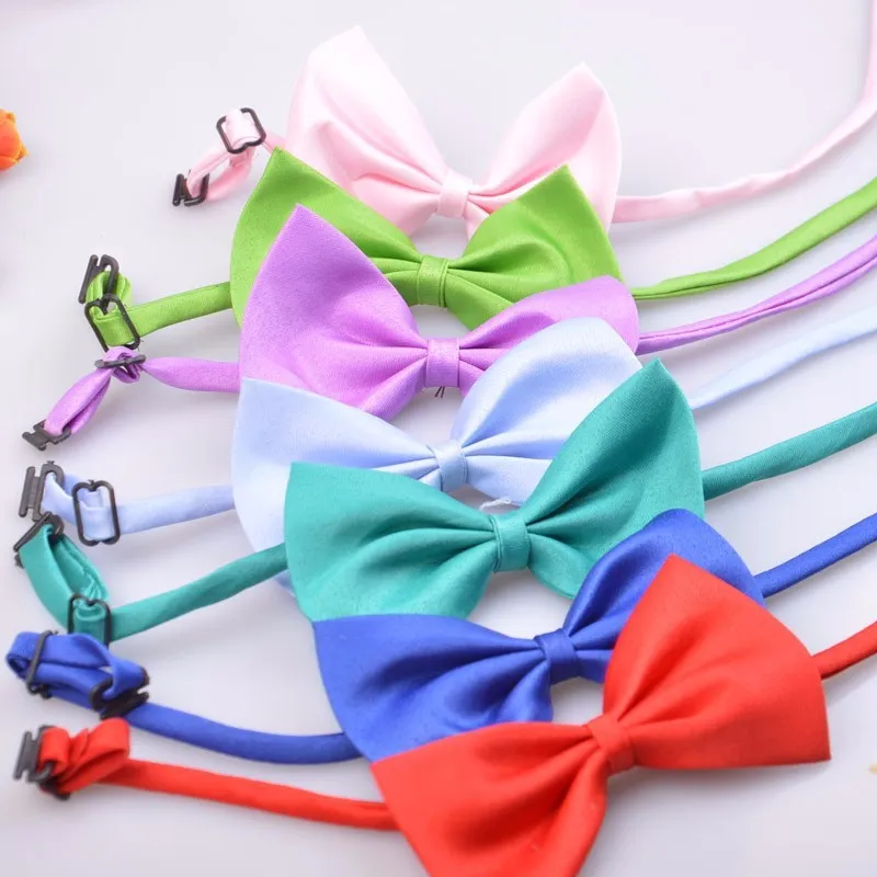 50/100 pcs/lot Mix Colors Wholesale Pet Grooming Accessories Rabbit Cat Dog Bow Tie Adjustable Bowtie Multicolor Pet Products