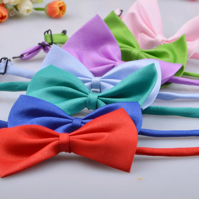 50/100 pcs/lot Mix Colors Wholesale Pet Grooming Accessories Rabbit Cat Dog Bow Tie Adjustable Bowtie Multicolor Pet Products