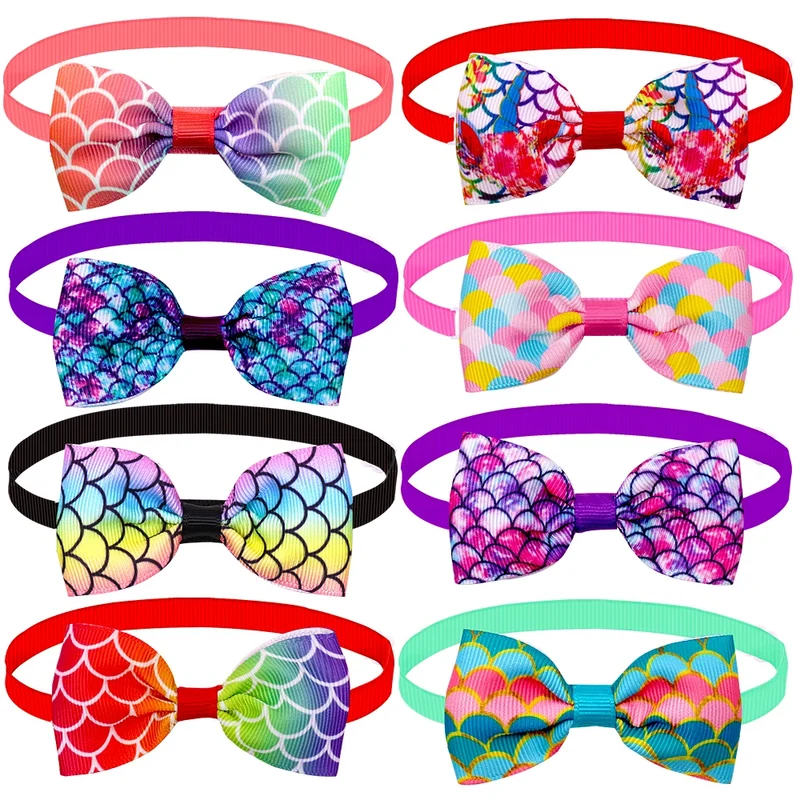 20pcs Dog Acccessories Dog Bow Tie Bulk Dog Collar Bow Dog Bowtie Small Dog Cat Pet Supplies Dog Fashion Accessoreis Bow
