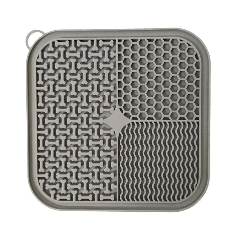Cat Dog Slow Food Mat Pet Lick Silicone Mat Dog Feeder Supplies Suction Cup Slow Food Mat Dog Bathing Distraction