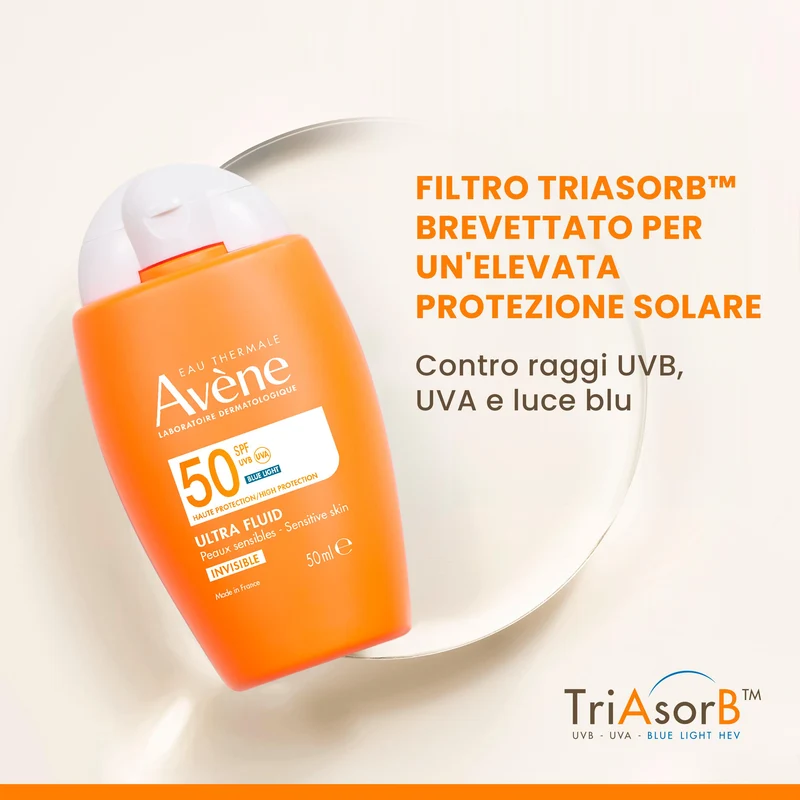 Eau Thermale Avène Ultra Fluid Invisibile Alta Protezione Spf50 50ml