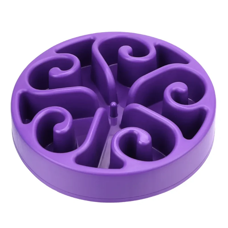 Pet Dog Prevent Obesity Puppy Slow Down Eating Feeder Accessories Cat Dog Healthy Diet Dish Plate Dog Slow Eat Bowl