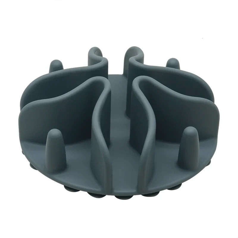 Silicone Spiral Slow Feeder Insert with Strong Suction Cup for Small Medium Large Dogs Feeding Bowl Pet Products