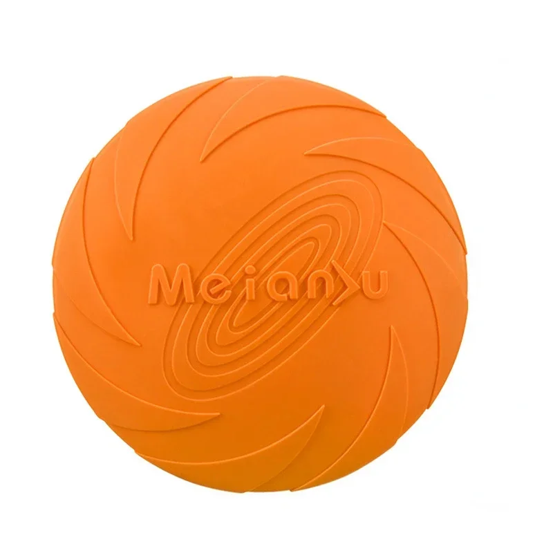 15/18/22cm Pet Dog Flying Disk Toy Silicone Outdoor Training Toy Interactive Anti-Chew Game Toy Pet Supplies jouet pour chien