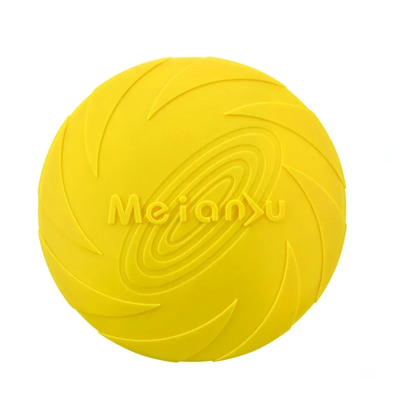 15/18/22cm Pet Dog Flying Disk Toy Silicone Outdoor Training Toy Interactive Anti-Chew Game Toy Pet Supplies jouet pour chien