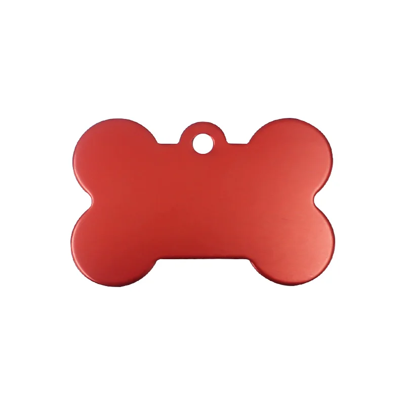 2pcs Personalized Engraving Anti-lost Dog ID Tag Identification Customized Pet Name Puppy Collar Dog Cat Bone Tags Pet Supplies