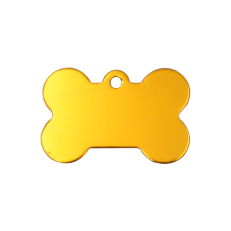 2pcs Personalized Engraving Anti-lost Dog ID Tag Identification Customized Pet Name Puppy Collar Dog Cat Bone Tags Pet Supplies