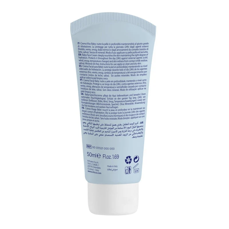 Chicco Natural Sensation Crema Viso 50ml 0Mesi+