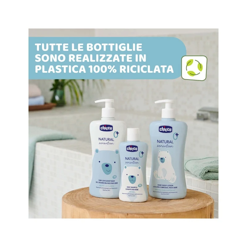 Chicco Natural Sensation Baby Detergente Corpo E Capelli 200ml 0Mesi+