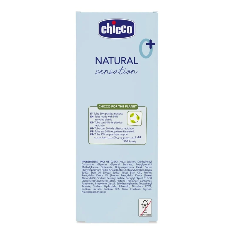 Chicco Natural Sensation Baby Crema Corpo 150ml 0Mesi+