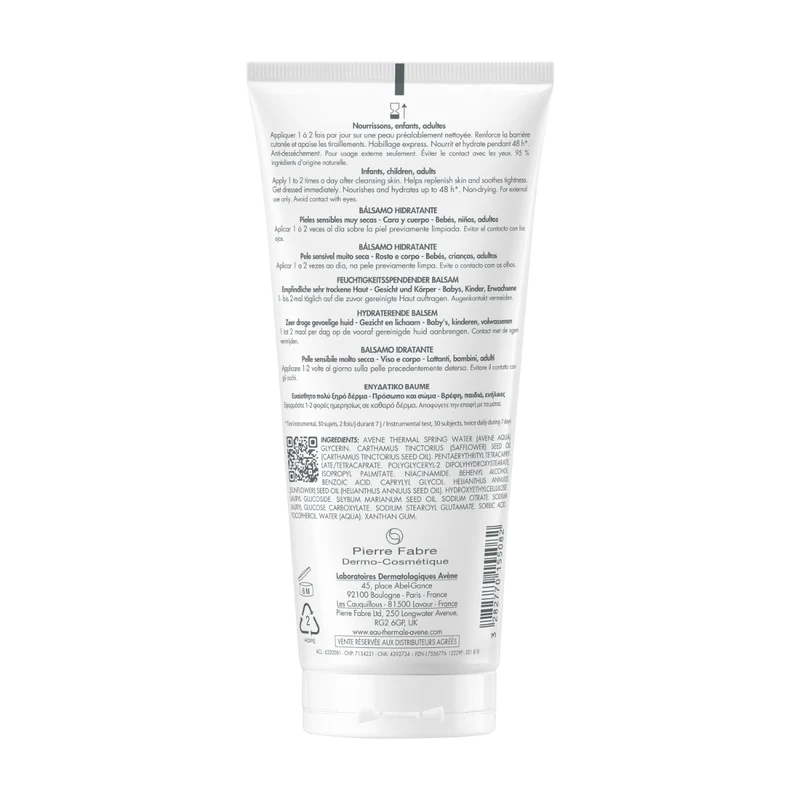 Eau Thermale Avène Xeracalm Nutrition Balsamo Idratante Pelle Secca 200ml