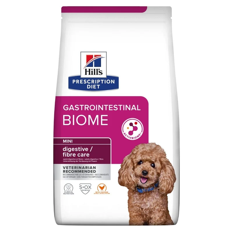 Hill's Prescription Diet Gastrointestinal Biome Crocchette per Cani Taglia Piccola Sacco Da 1 Kg