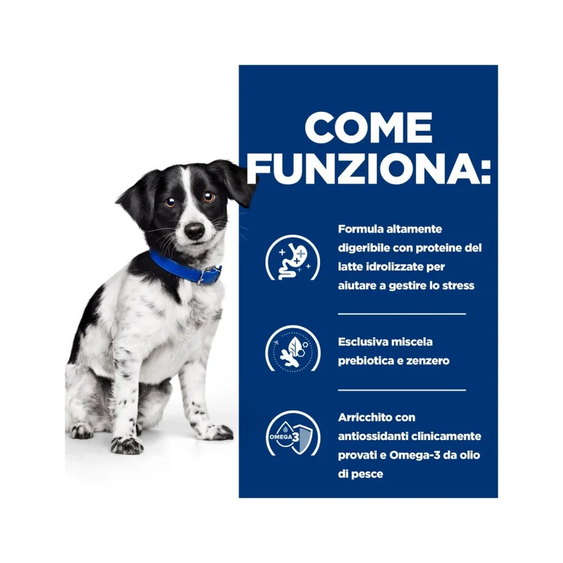 Hill's Prescription Diet I/D Digestive Care Stress Crocchette Per Cani Con Pollo Taglia Mini Sacco 6kg