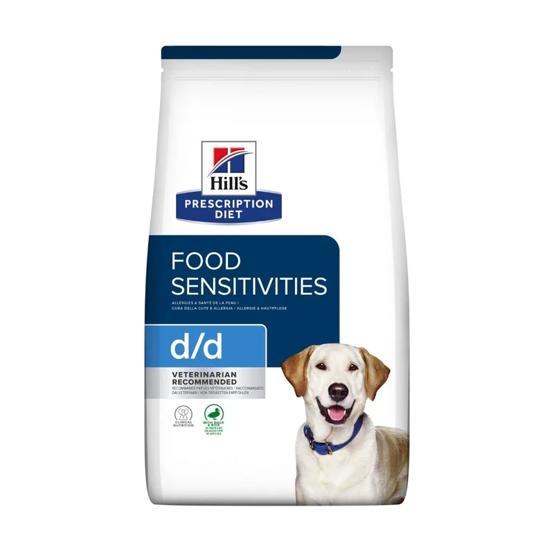Hill's Prescription Diet D/D Crocchette Di Anatra E Riso Per Cani Sacco 12kg