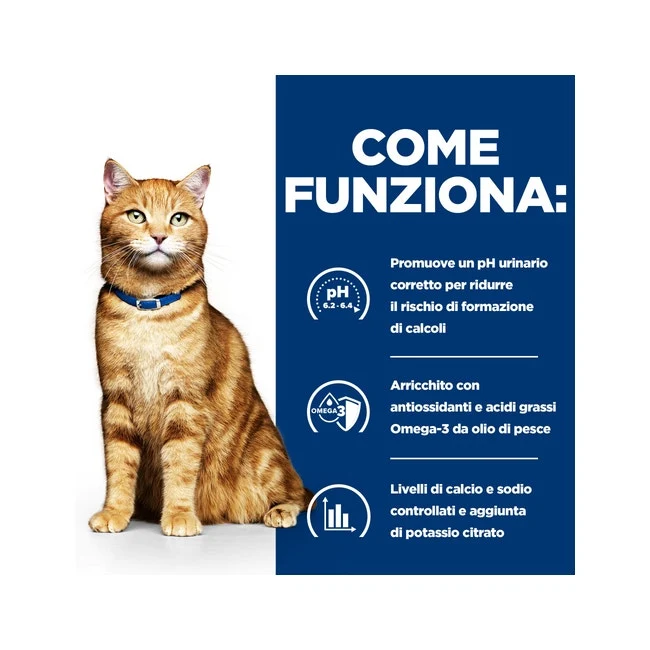 Hill's Prescription Diet C/D Multicare Crocchette Al Pollo Per Gatti Sacco 1,5kg