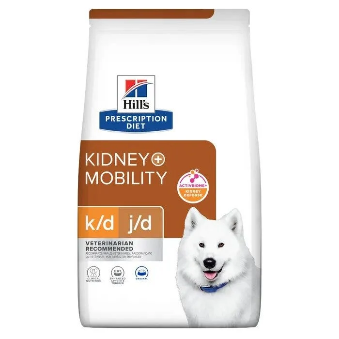 Hill's Prescription Diet k/d + Mobility Alimento Per Reni/Articolazioni Cani Sacco 4kg