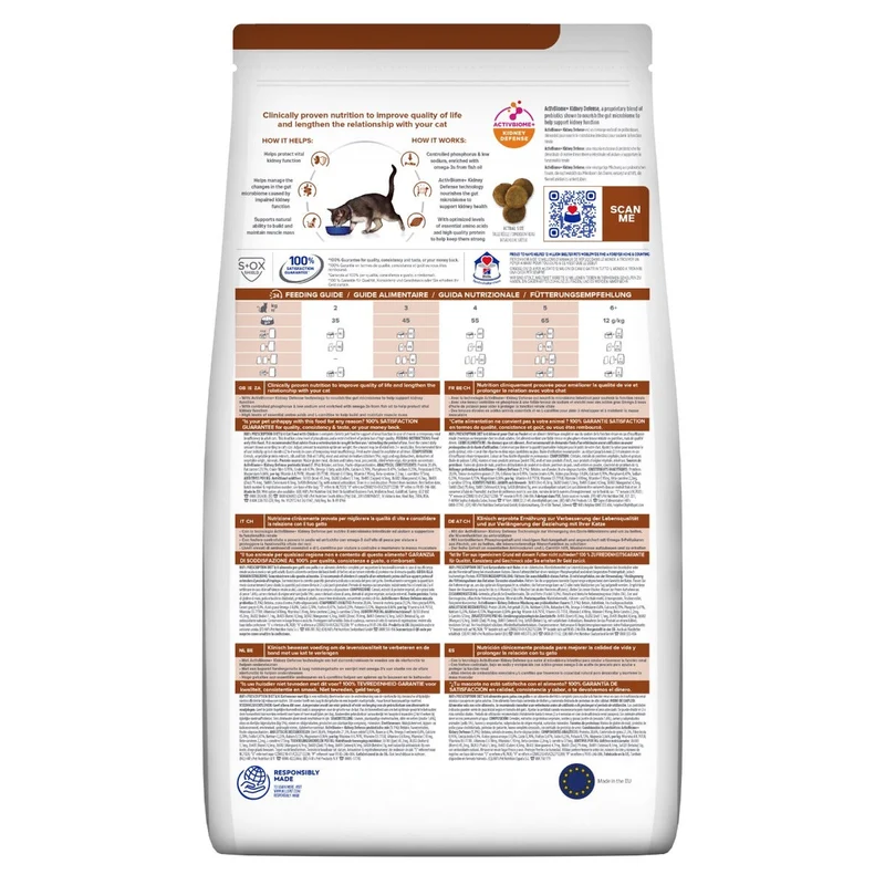 Hill's Prescription Diet K/d Alimento Per Gatti Con Pollo 3kg