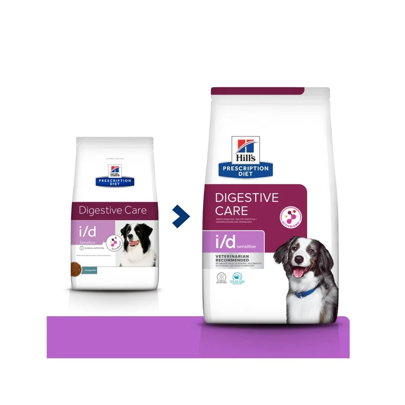 Hill's Prescription Diet I/D Digestive Care Sensitive Crocchette Per Cani Con Uova/Riso Sacco 4kg