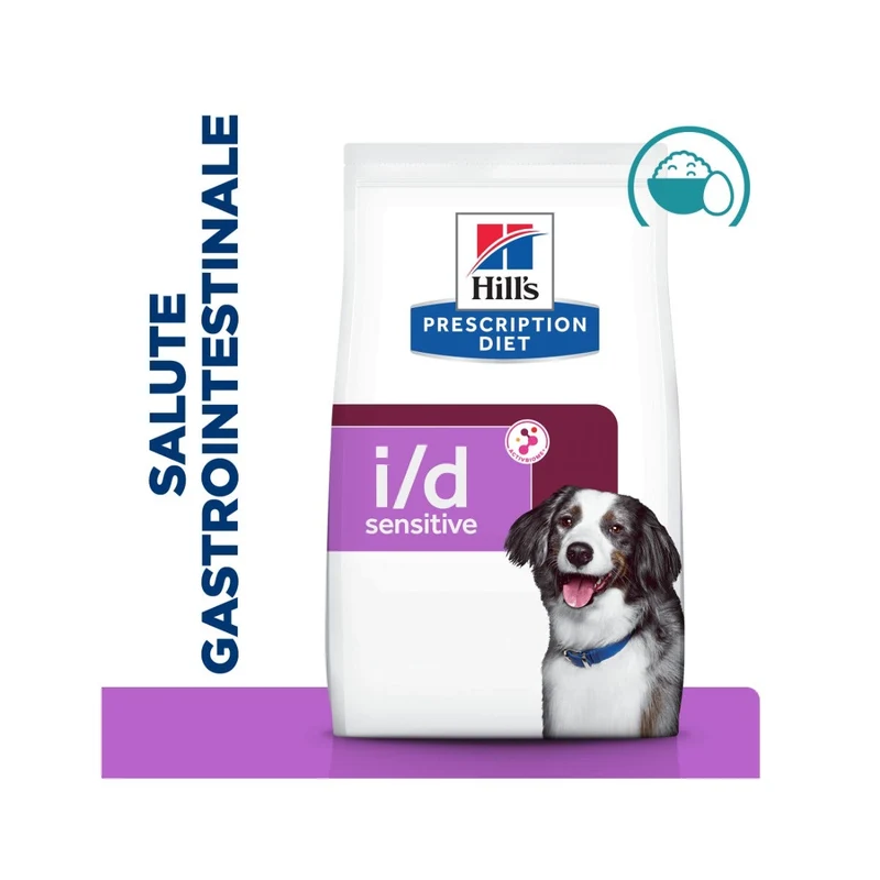 Hill's Prescription Diet I/D Digestive Care Sensitive Crocchette Per Cani Con Uova/Riso Sacco 4kg