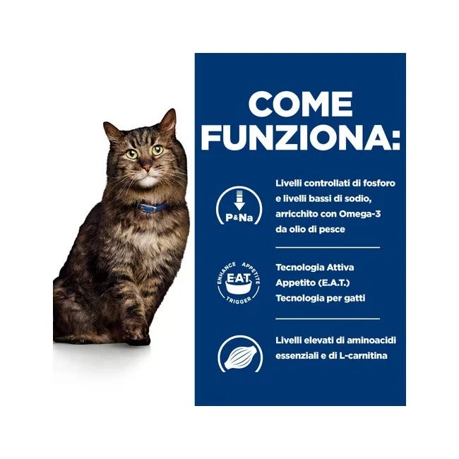 Hill's Prescription Diet K/D Kidney Care Early Stage Crocchette Per Gatti Sacco 1,5kg