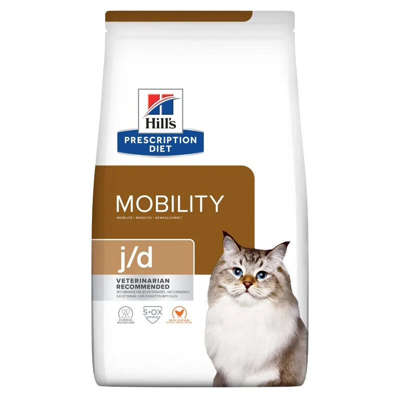 Hill's Prescription Diet J/D Mobility Crocchette Al Pollo Per Gatti Sacco 1,5kg
