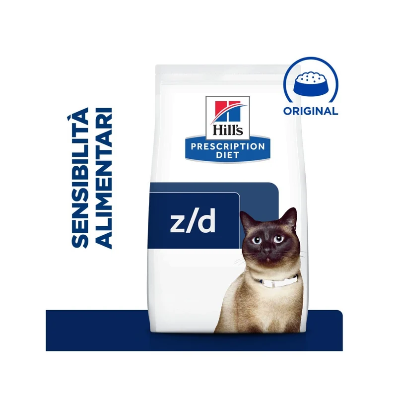Hill's Prescription Diet Z/D Food Sensitivities Crocchette Per Gatti Sacco 6kg