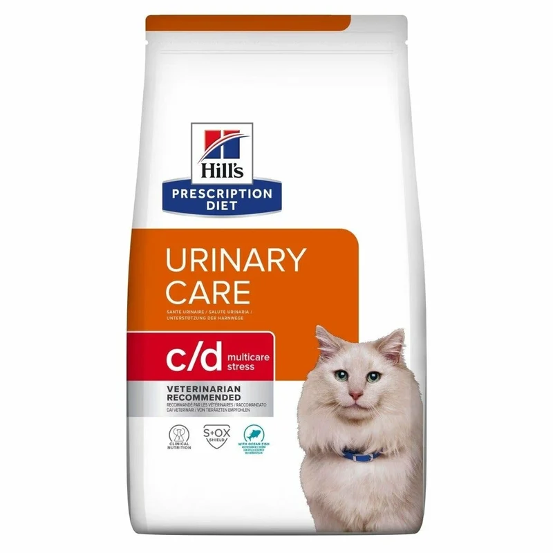 Hill's Prescription Diet c/d Multicare Urinary Care Cibo Umido Con Pesce Gatti Adulti Sacco 3kg