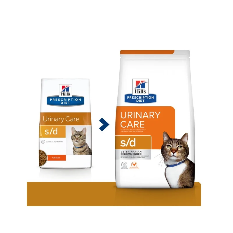 Hill's Prescription Diet S/D Urinary Care Crocchette Per Gatti Sacco 3kg